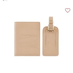 Restoration Hardware Passport Holder & Tag